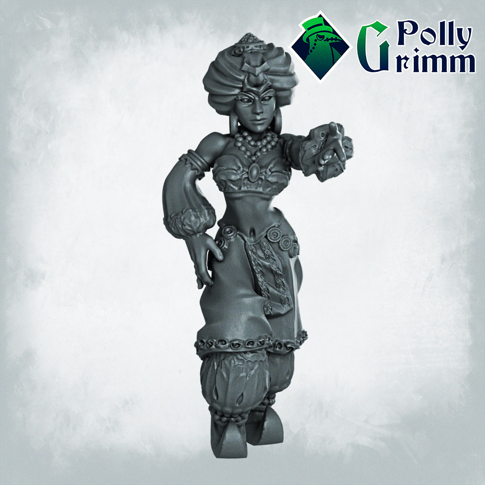 Fantasy and historic miniatures for tabletop games. Arabian Nightmare. Deadly beauty, human form
